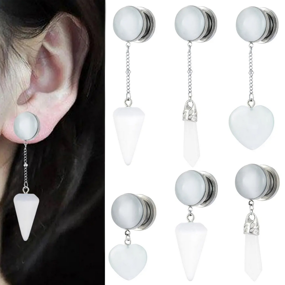 Body Jewelry Metal Types - 2pc Multi Tipo Goccia Ciondola Nappa
