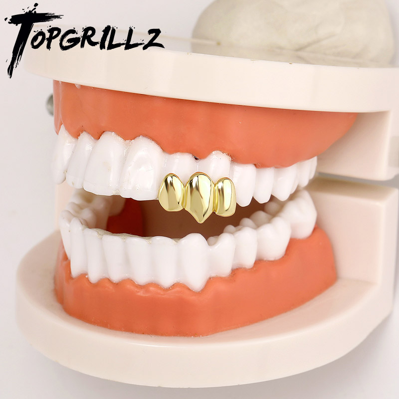 Body Jewelry For Men - TOPGRILLZ Hip Hop Denti Lucidi Grillz