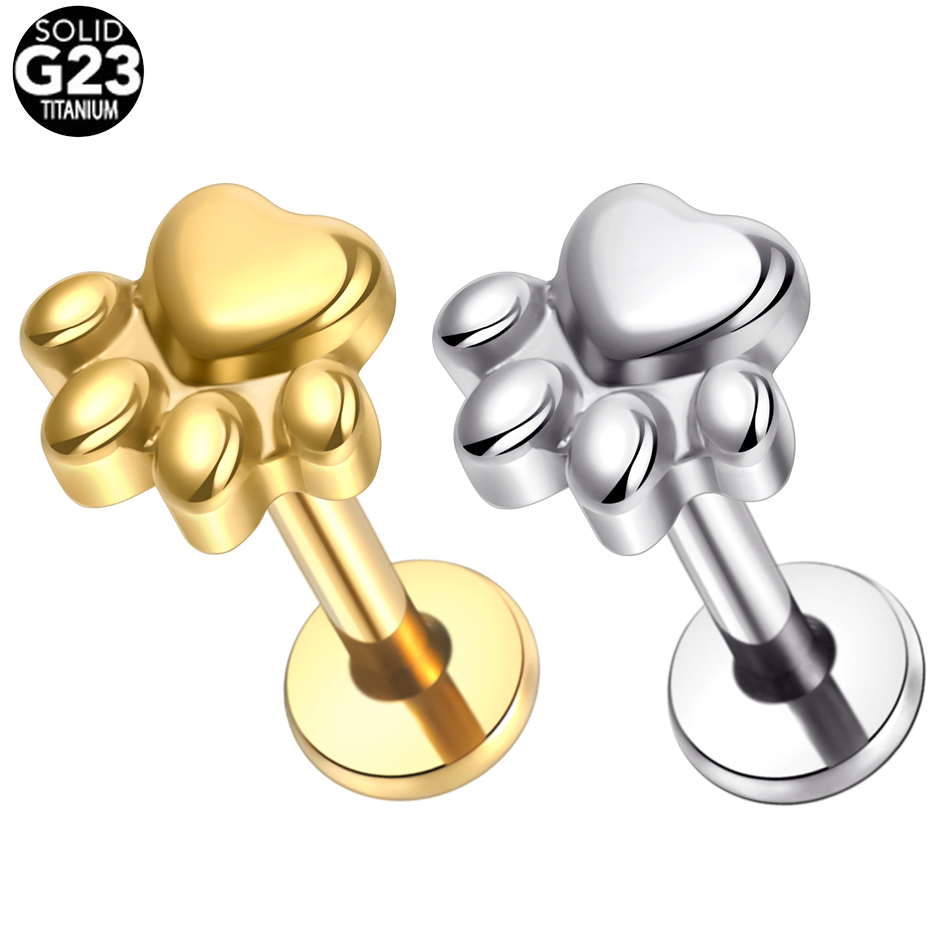 Body Jewelry Implants - 1 pz Implant Grade Titanium Puppy
