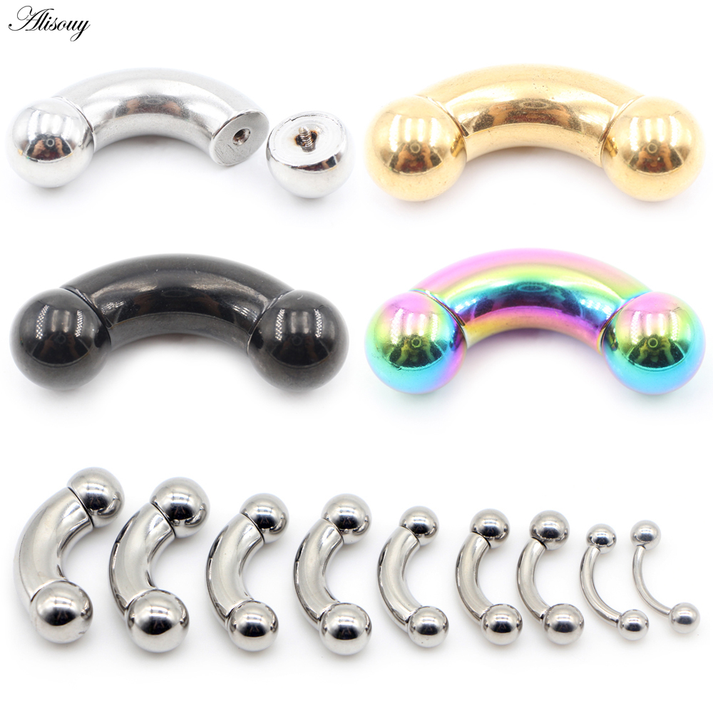 Nipple Bar Curved - Alisouy 1 pz. Piercing in Acciaio