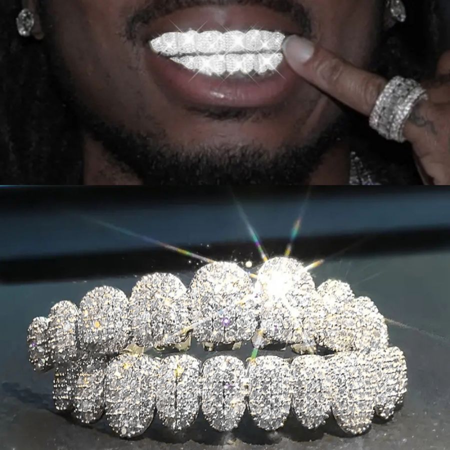 Body Jewelry For Men - RACHELZ Hip Hop 10/10 Iced Out