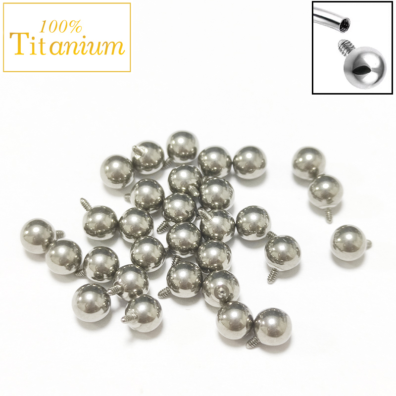 Body Jewelry Implants - 10Pc Grado Impianto ASTM G23 Titanio