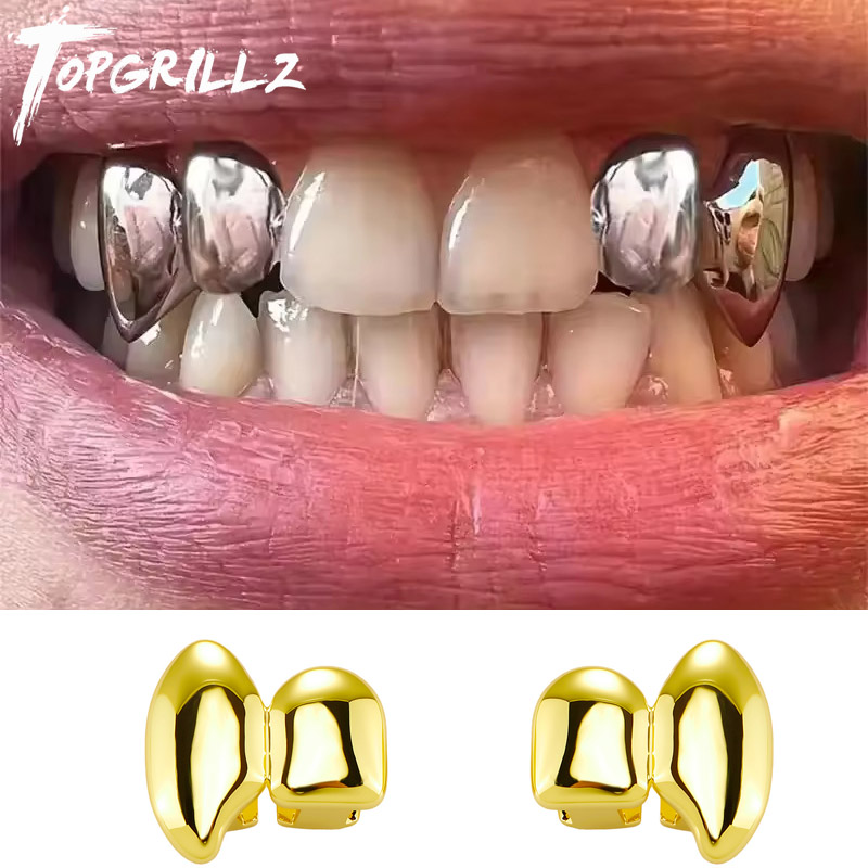 Body Jewelry For Men - TOPGRILLZ Vampiro FAI DA TE Doppie