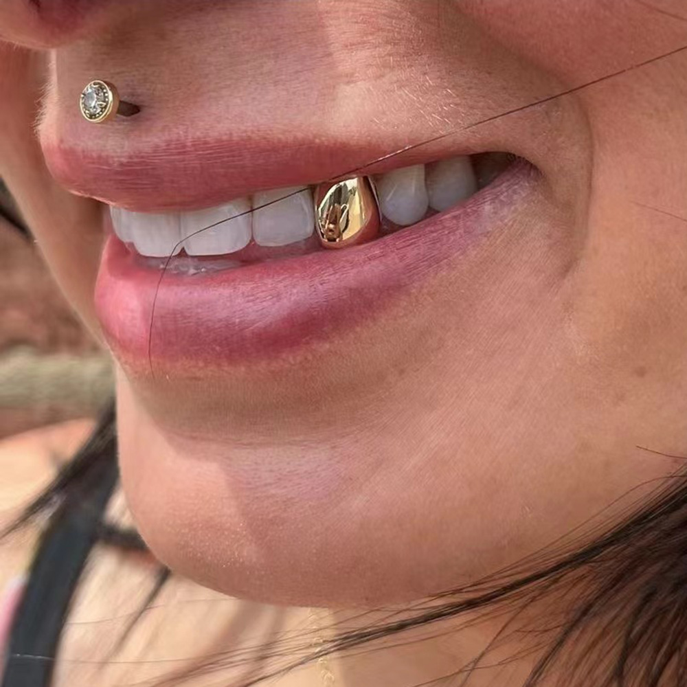 Body Jewelry For Men - RACHELZ HipHop Classico Denti Singoli Grillz