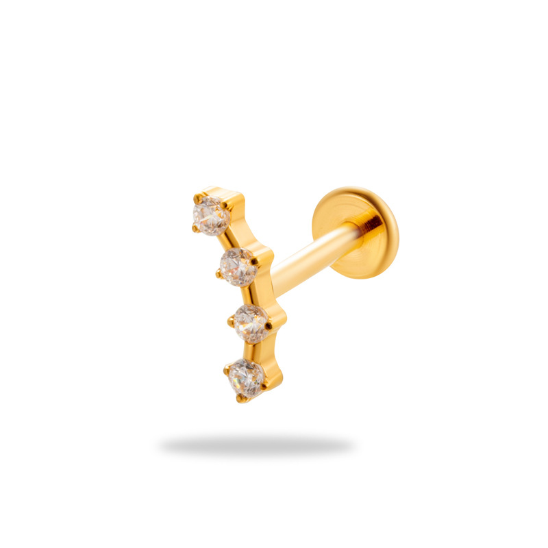 Cluster Stud Ear - 1 pezzo Piercing per orecchio in