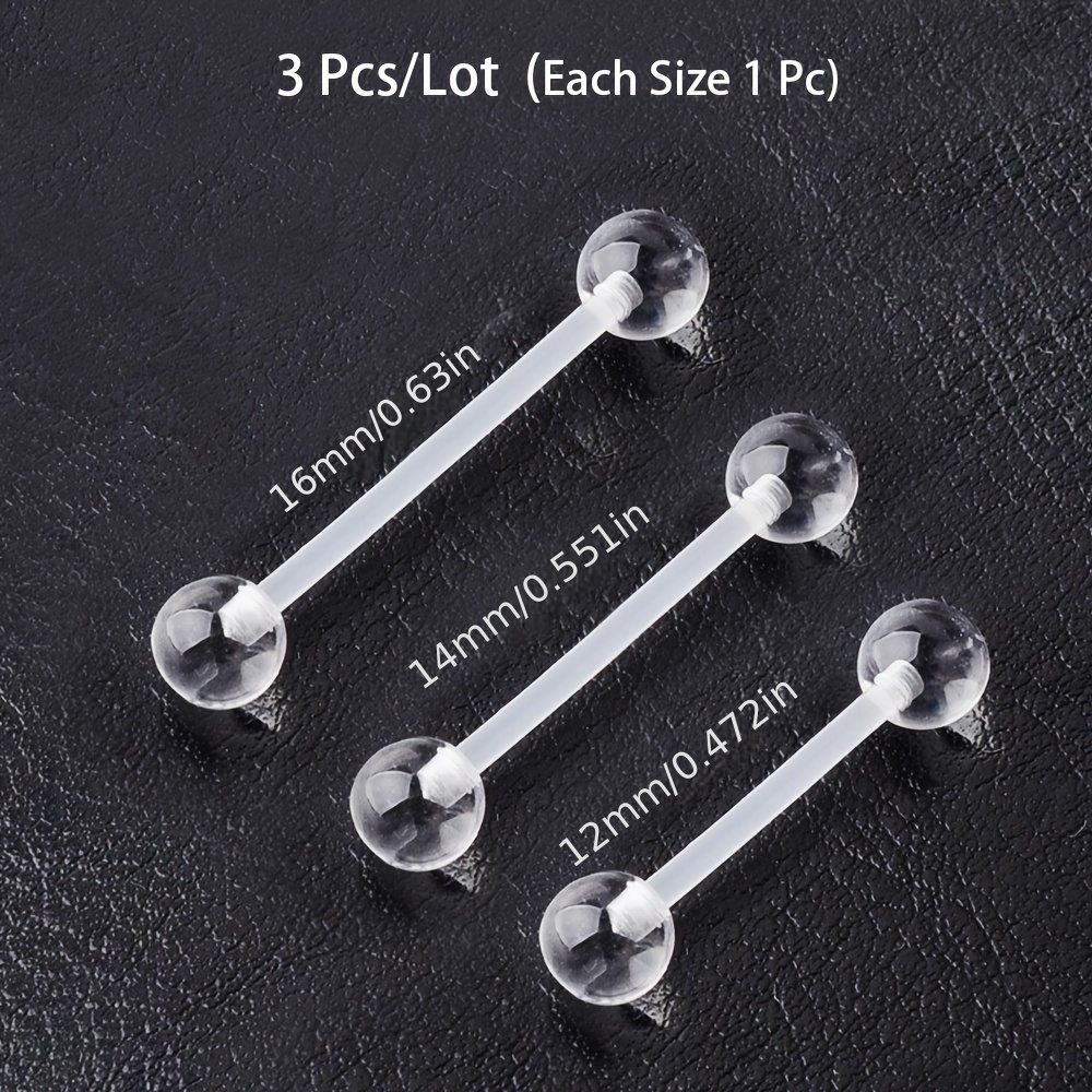 Body Jewelry Stores - 3 pz/set (ciocca dimensione 1 pz)