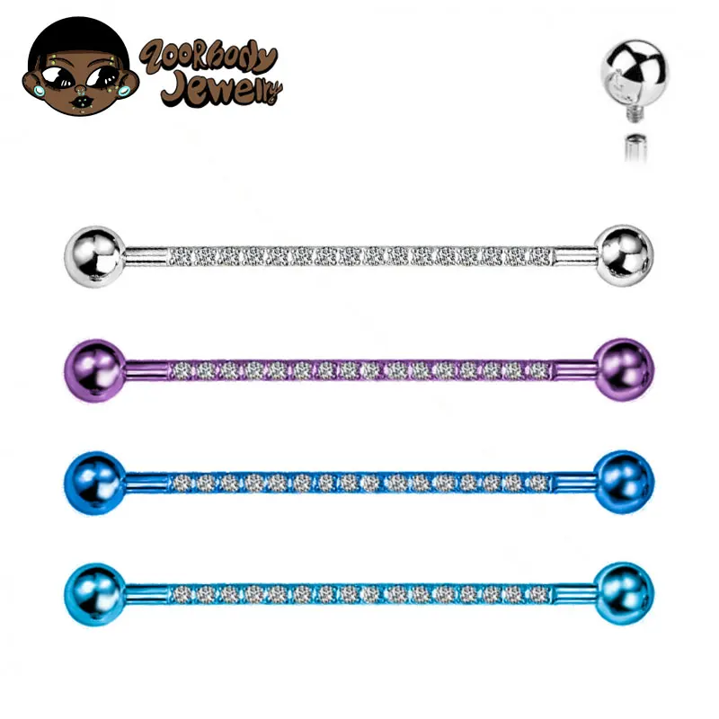 Body Jewelry Implants - F136 Titanio di grado impianto 14G