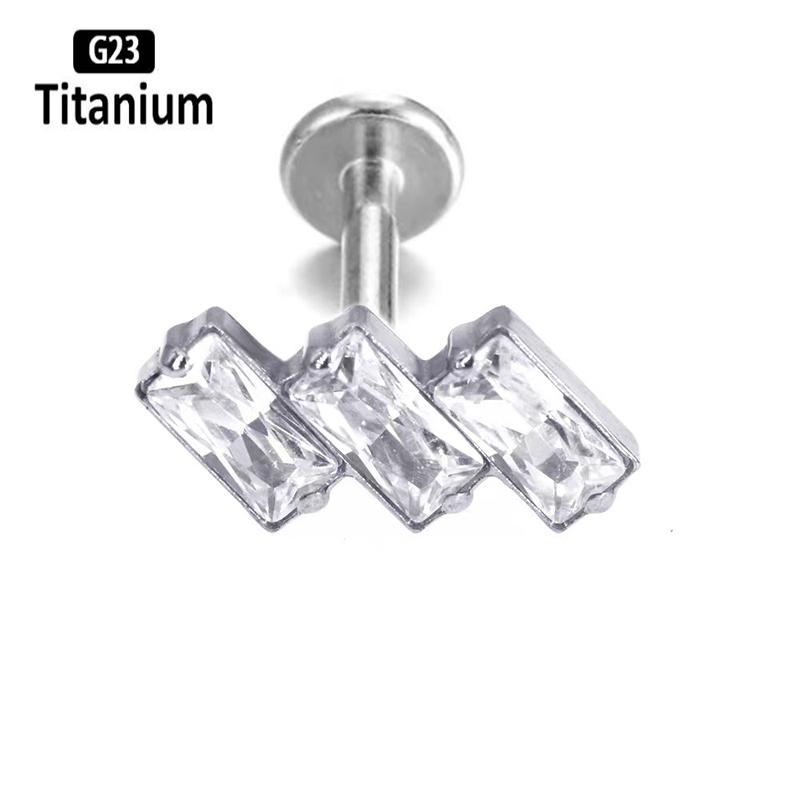 ATSM F136 Titanio Labbro Zirco - Body Jewelry Jewelry Box recensione e prezzo
