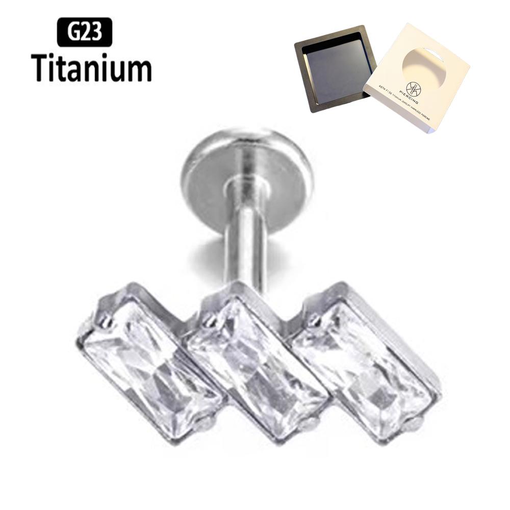 ATSM F136 Titanio Labbro Zirco - Body Jewelry Jewelry Box recensione e prezzo