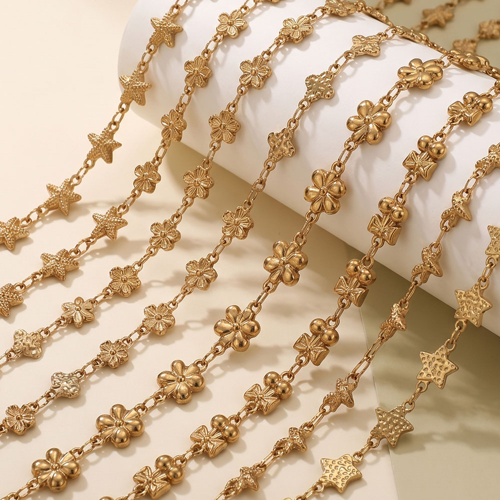 Catena a maglie a stella flore - Body Jewelry For You recensione e prezzo