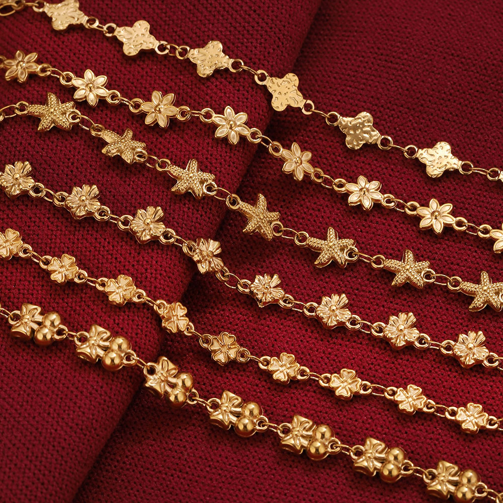 Catena a maglie a stella flore - Body Jewelry For You recensione e prezzo
