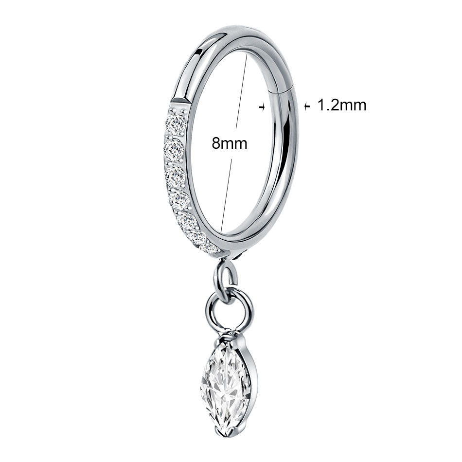 5 Pezzi Orecchini a Cerchio in - Body Jewelry Trend recensione e prezzo