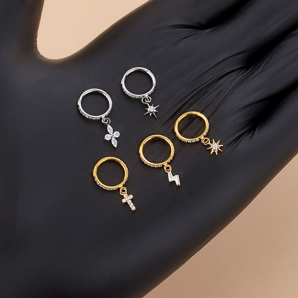 5 Pezzi Orecchini a Cerchio in - Body Jewelry Trend recensione e prezzo