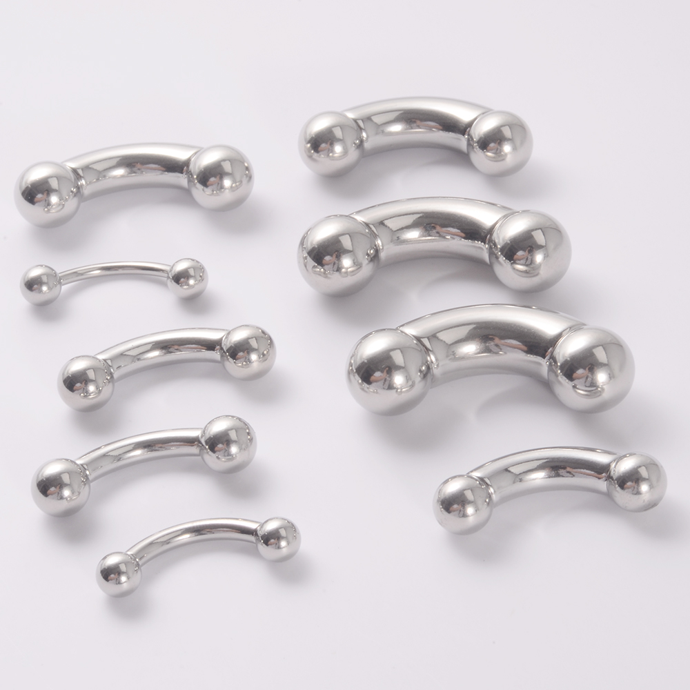 1PC In Acciaio Inox Dritto Bil - Nipple Bar Curved recensione e prezzo