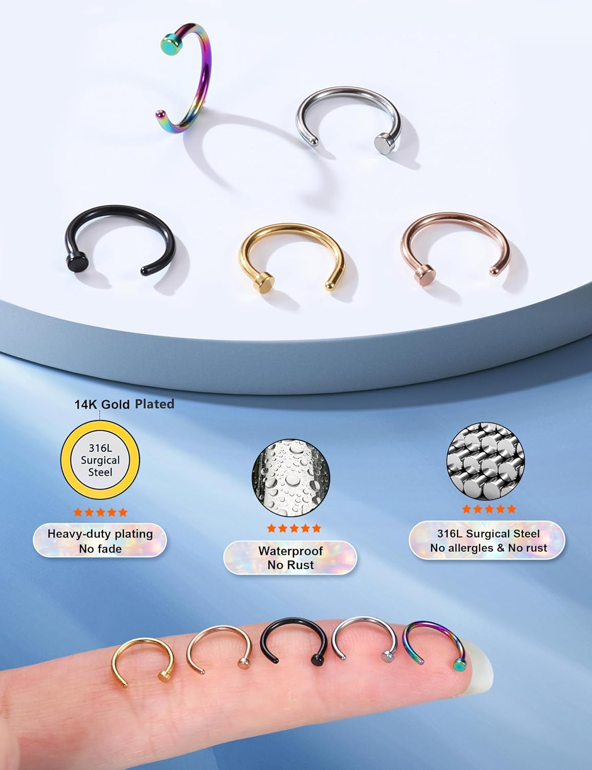 ORAZIO Set di Gioielli Trendy  - Body Jewelry Trend recensione e prezzo