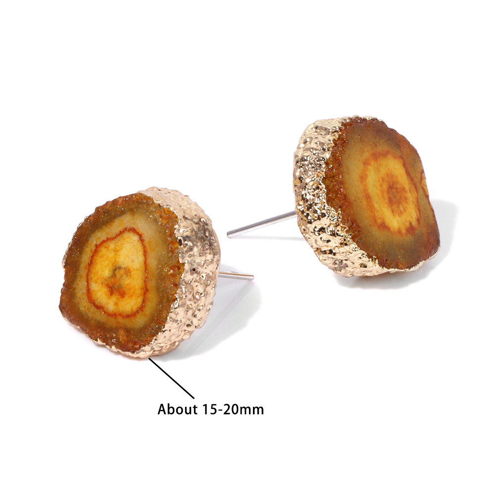 Orecchini irregolari Druzy Geo - Cluster Stud Ear recensione e prezzo