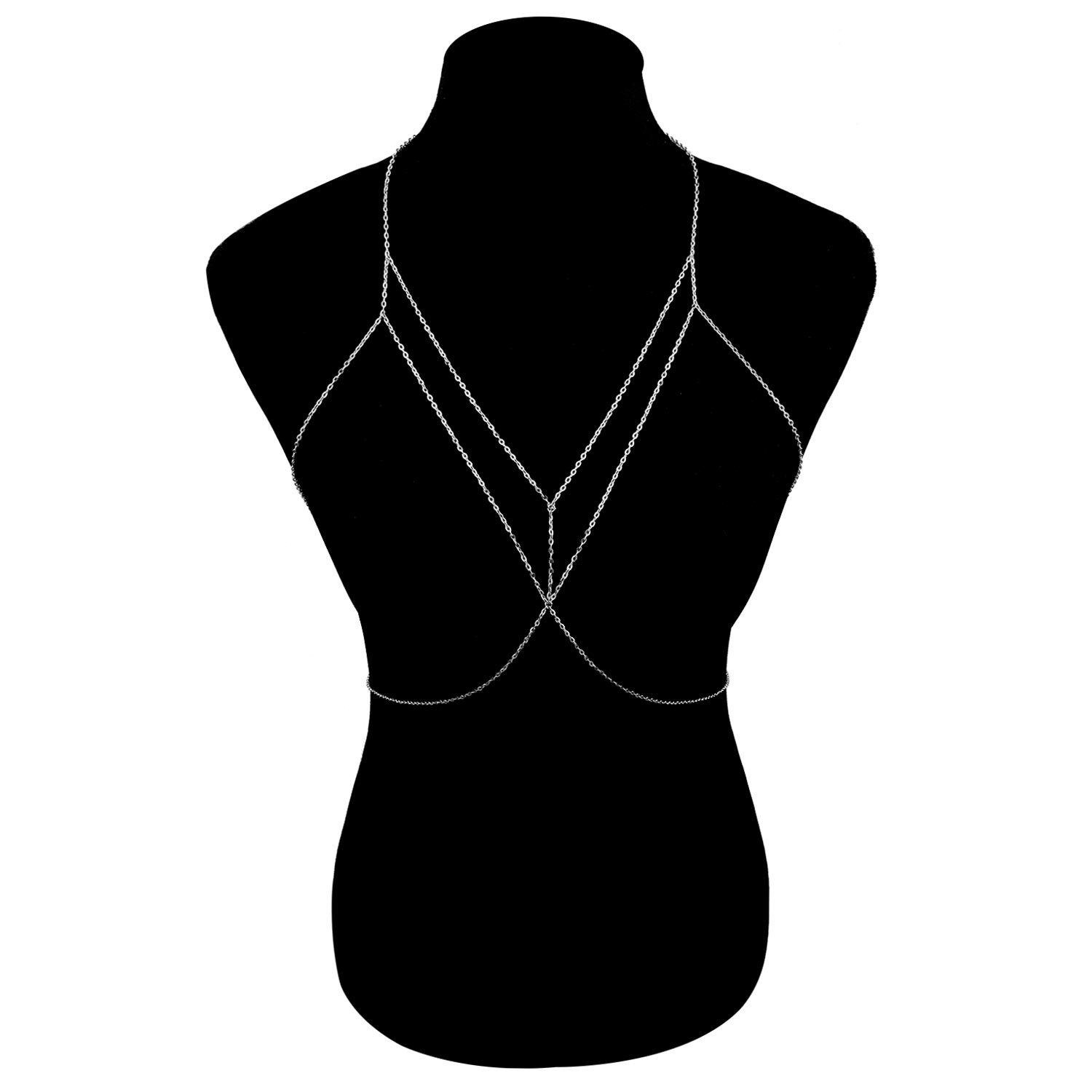 Catena per il corpo sfalsata p - Body Jewelry Sale recensione e prezzo