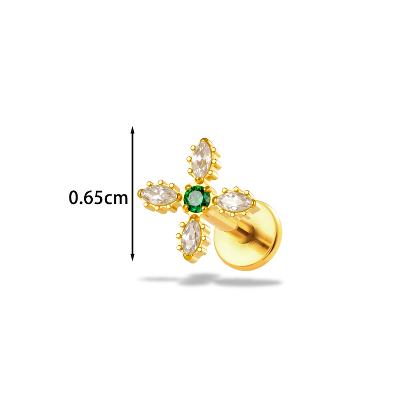 1 Pezzo Piercing Labret in Tit - Body Jewelry Implants recensione e prezzo