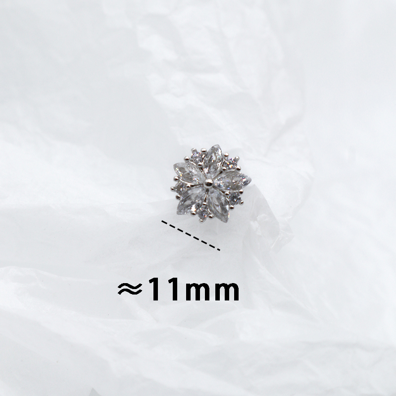 MIQIAO Argento 925 Fiore Ombel - Body Jewelry Trend recensione e prezzo
