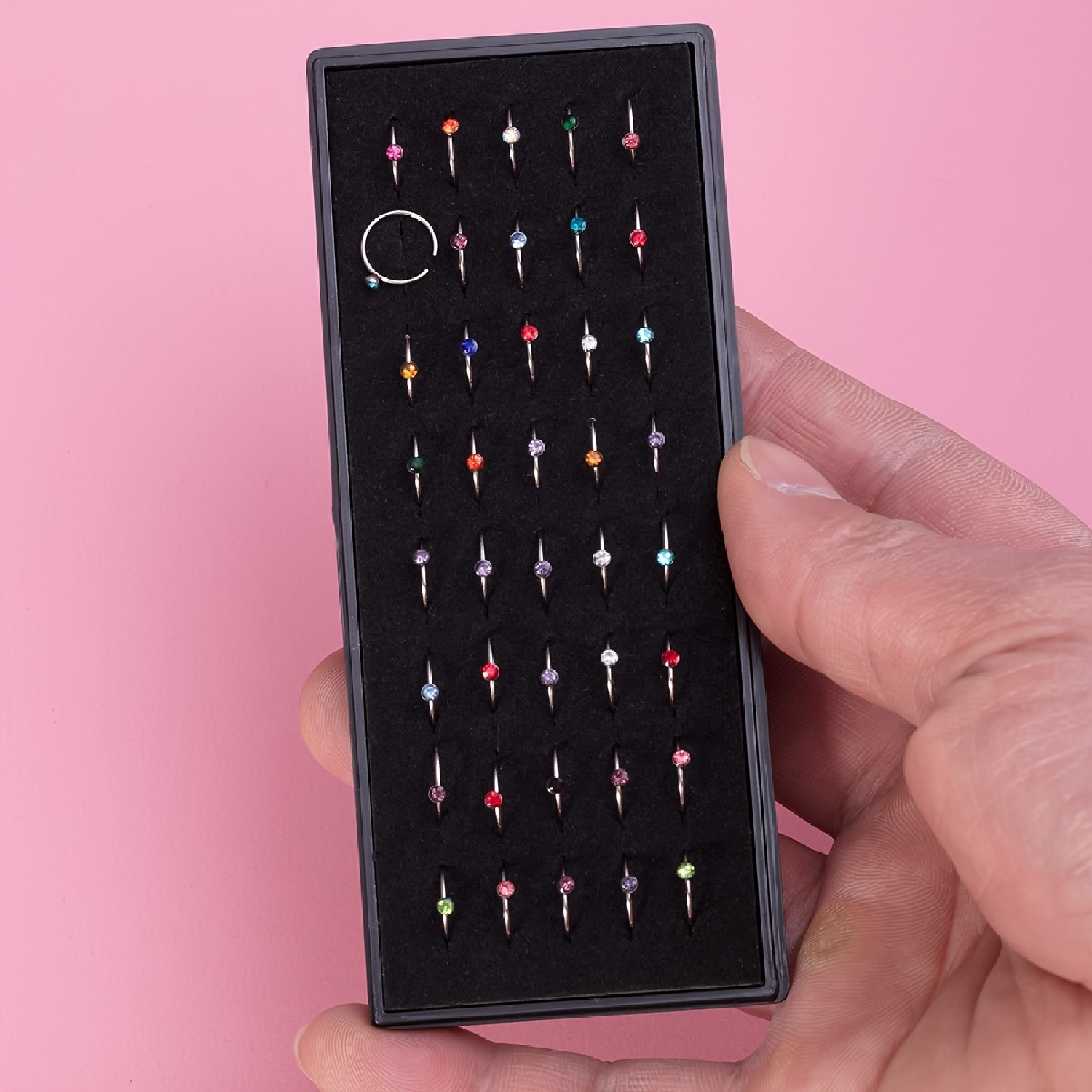 40 pz/scatola Scintillante Str - Body Jewelry Jewelry Box recensione e prezzo