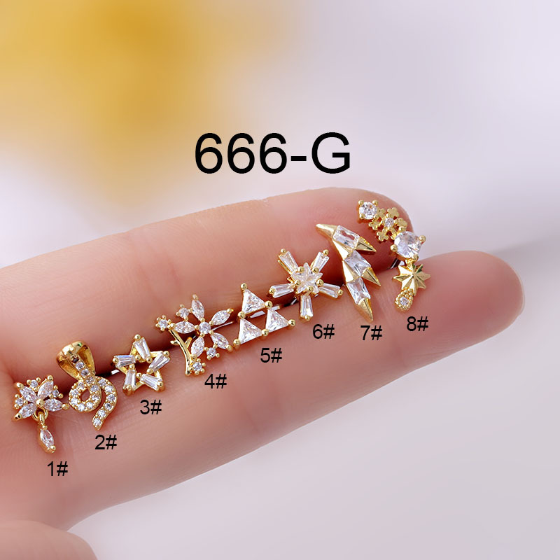 1 pezzo Piercing orecchini in  - Body Jewelry Trend recensione e prezzo