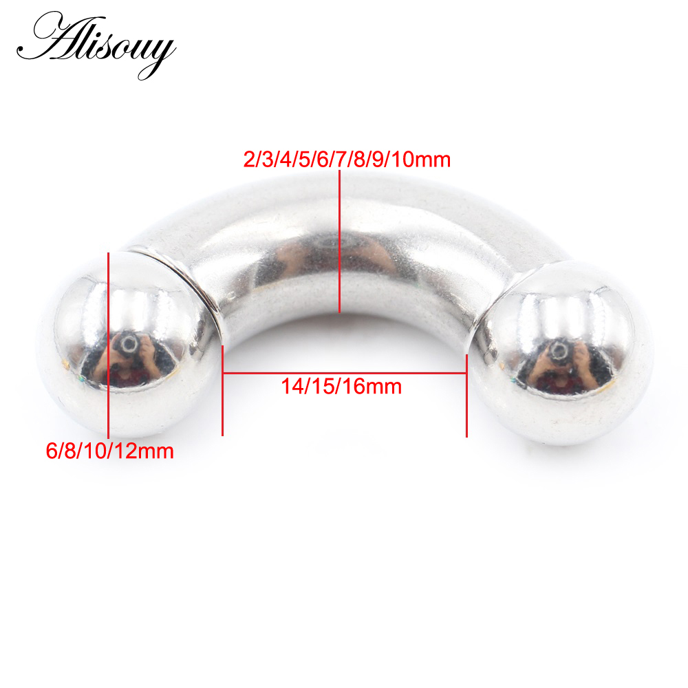 Alisouy 1 pz. Piercing in Acci - Nipple Bar Curved recensione e prezzo