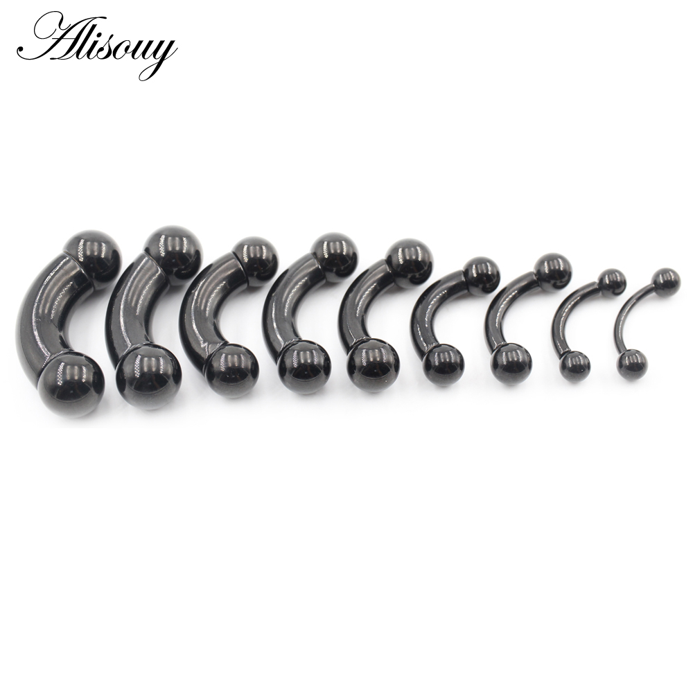Alisouy 1 pz. Piercing in Acci - Nipple Bar Curved recensione e prezzo