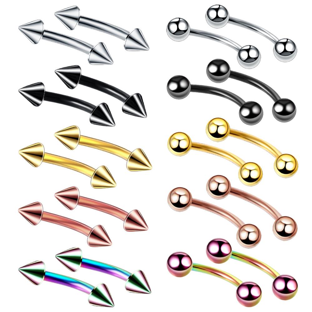 10 pz/lotto Piercing al soprac - Nipple Bar Curved recensione e prezzo