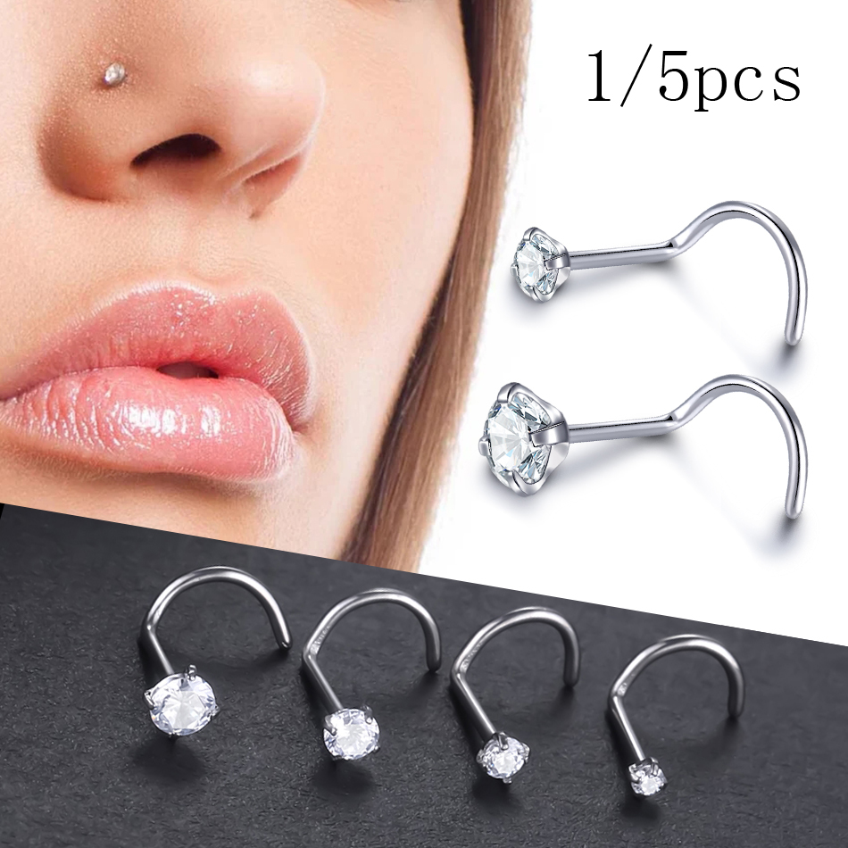 Implant Titanium Nose Stud Rin - Body Jewelry Implants recensione e prezzo