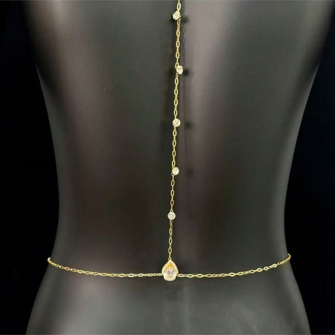 Elegante e raffinata catena da - Body Jewelry Back recensione e prezzo
