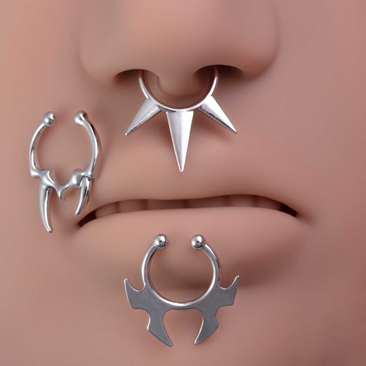 1-3 pezzi clip finte su anelli - Body Jewelry Implants recensione e prezzo
