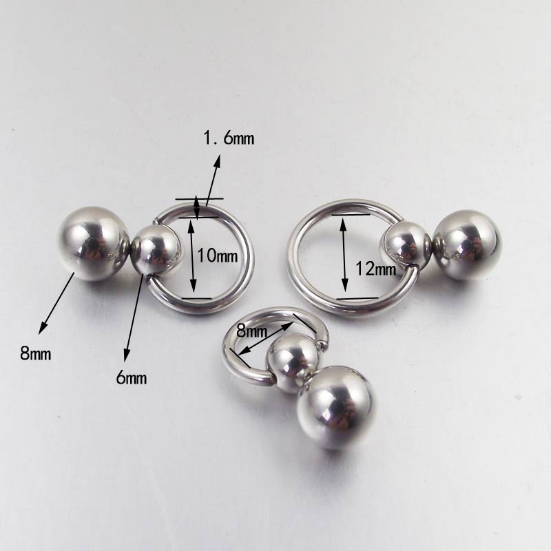 1 pezzo In Acciaio Inox A Dopp - Nipple Bar Curved recensione e prezzo
