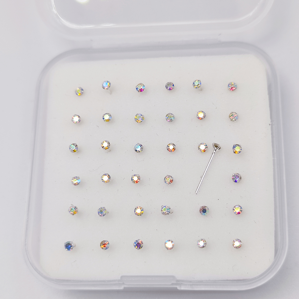 Orecchini a bottone in argento - Body Jewelry Jewelry Box recensione e prezzo