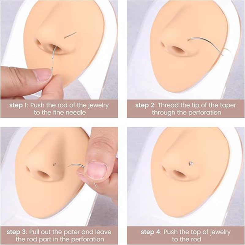 10 pezzi ASTM F136 aghi per pi - Body Jewelry Metal Types recensione e prezzo