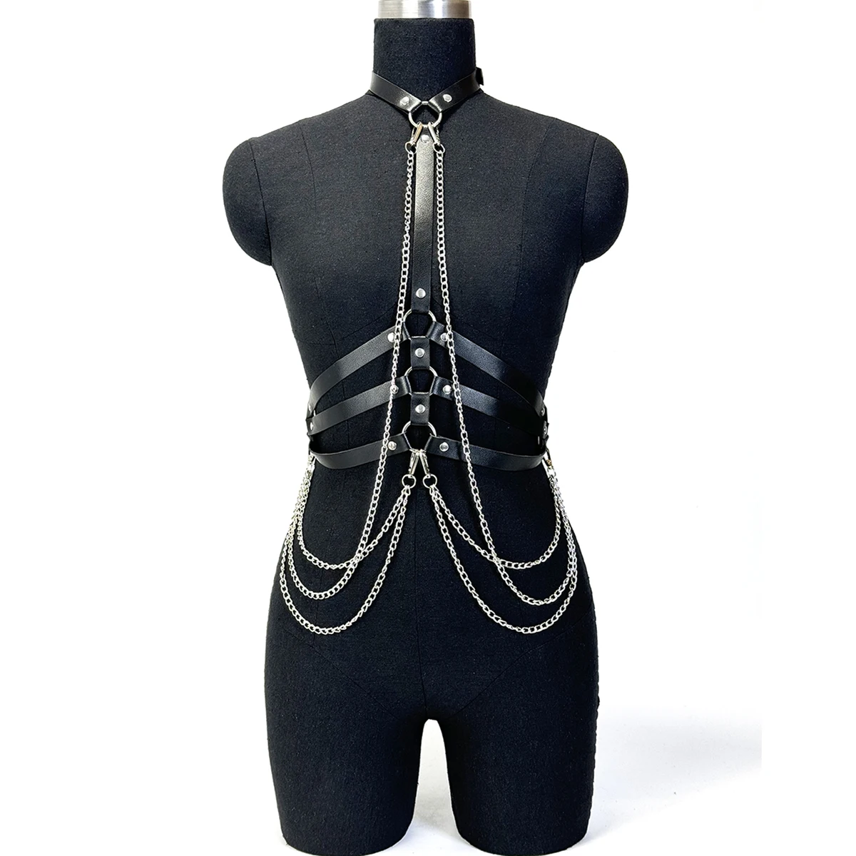 Cintura da donna in pelle PU C - Body Jewelry Goth recensione e prezzo