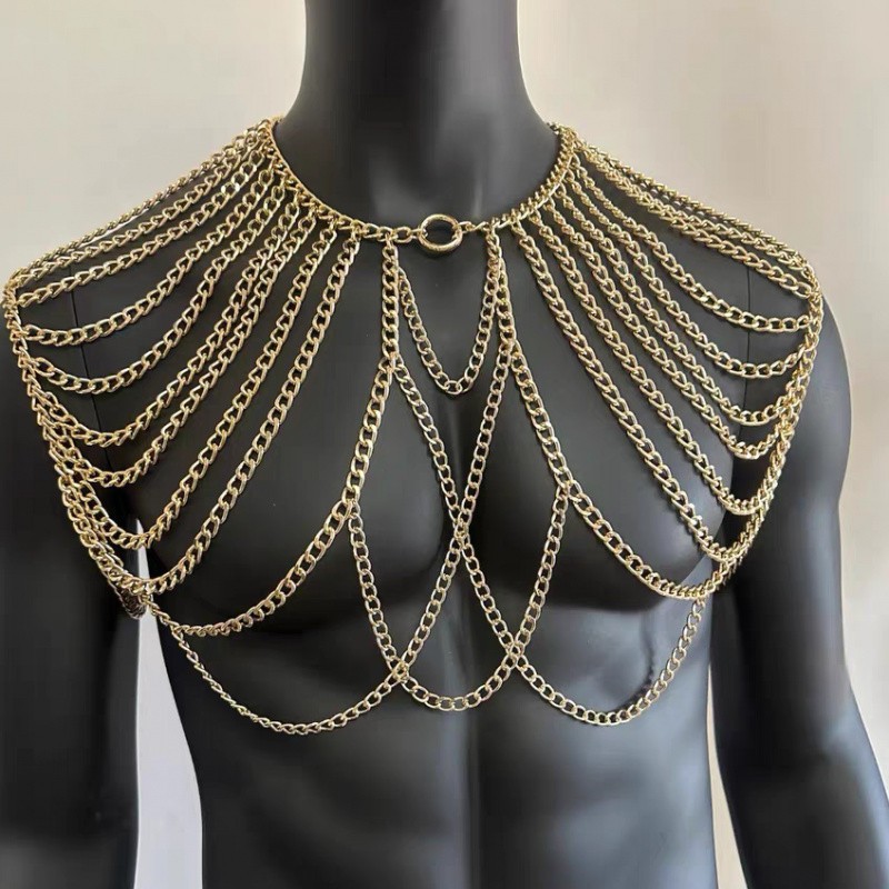 Catena per il corpo da uomo, g - Body Jewelry For Men recensione e prezzo