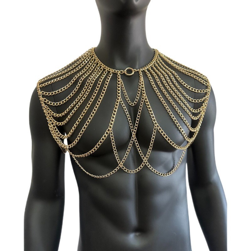 Catena per il corpo da uomo, g - Body Jewelry For Men recensione e prezzo