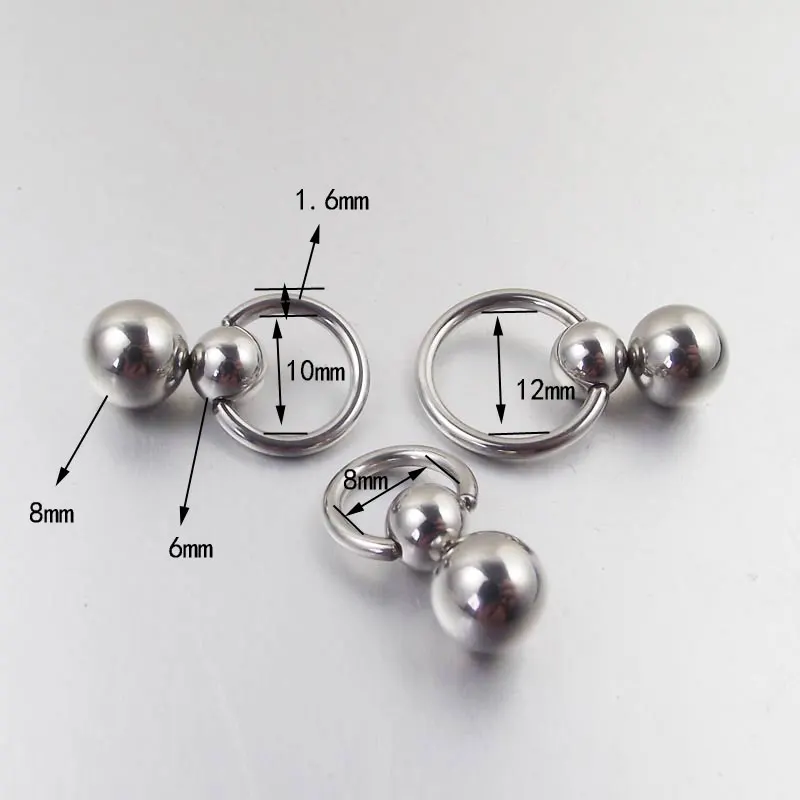 In acciaio inox doppia palla C - Nipple Bar Curved recensione e prezzo