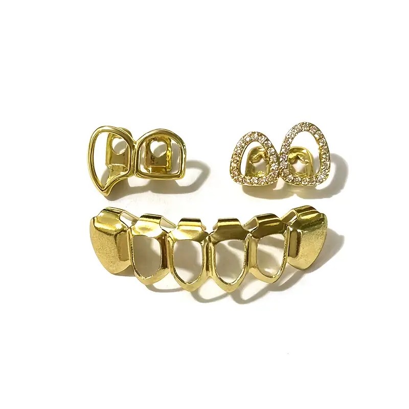 Un set di zanne doppie cave hi - Body Jewelry For Men recensione e prezzo