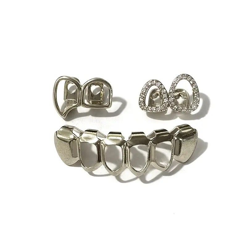 Un set di zanne doppie cave hi - Body Jewelry For Men recensione e prezzo