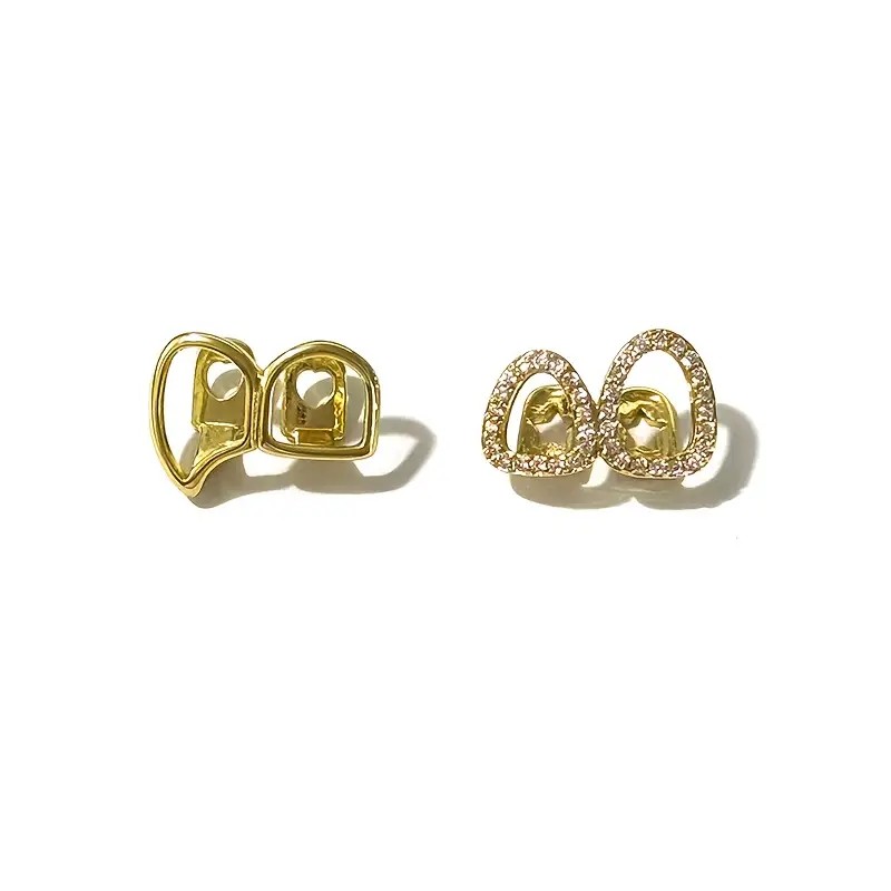 Un set di zanne doppie cave hi - Body Jewelry For Men recensione e prezzo