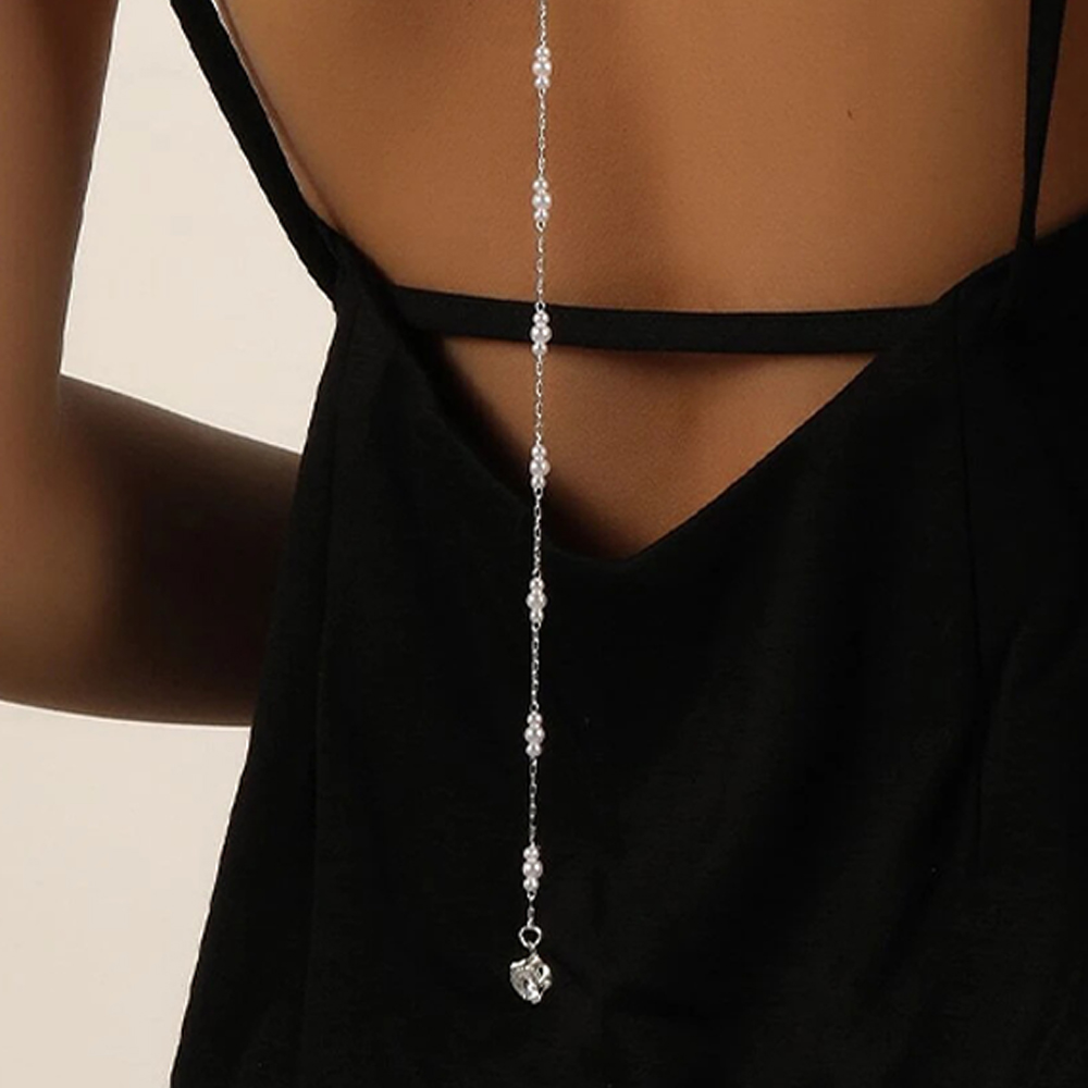 Collana da sposa di lusso con  - Body Jewelry Back recensione e prezzo