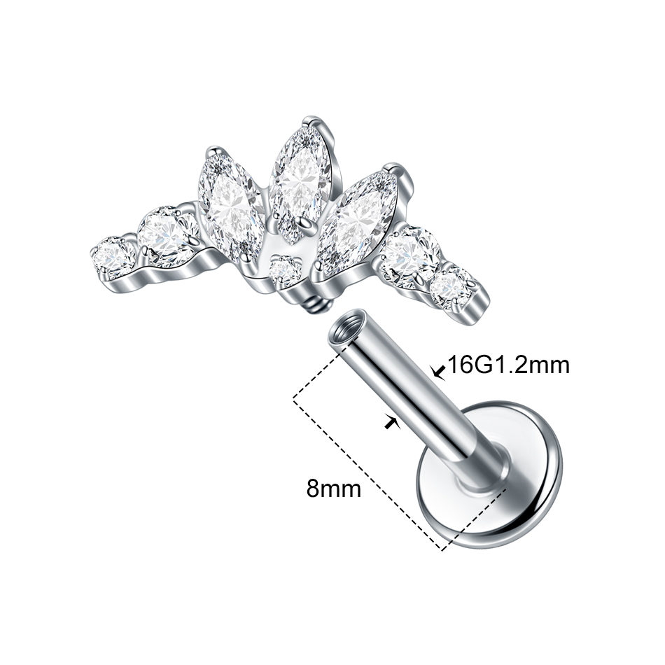 1/5 Pz G23 Titanio Orecchio La - Cluster Stud Ear recensione e prezzo