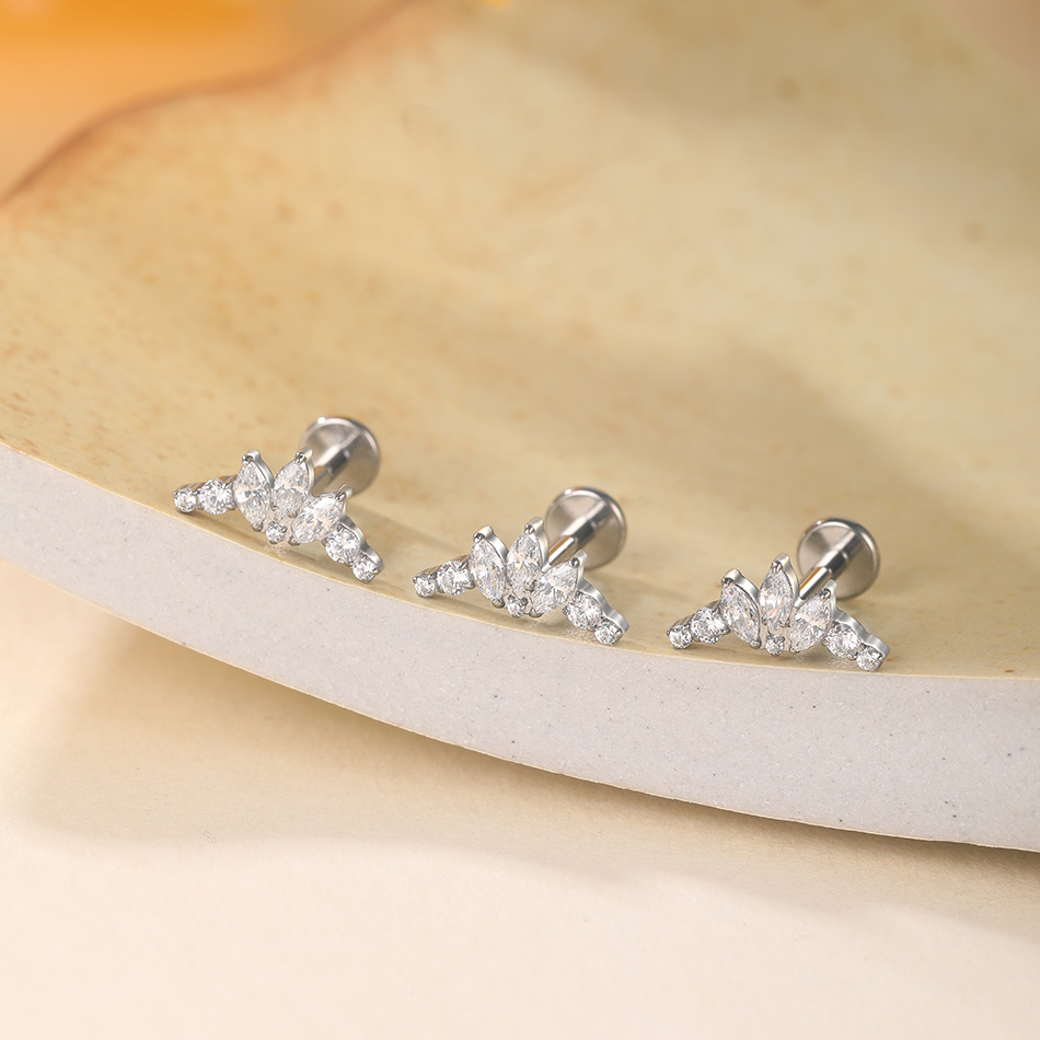 1/5 Pz G23 Titanio Orecchio La - Cluster Stud Ear recensione e prezzo