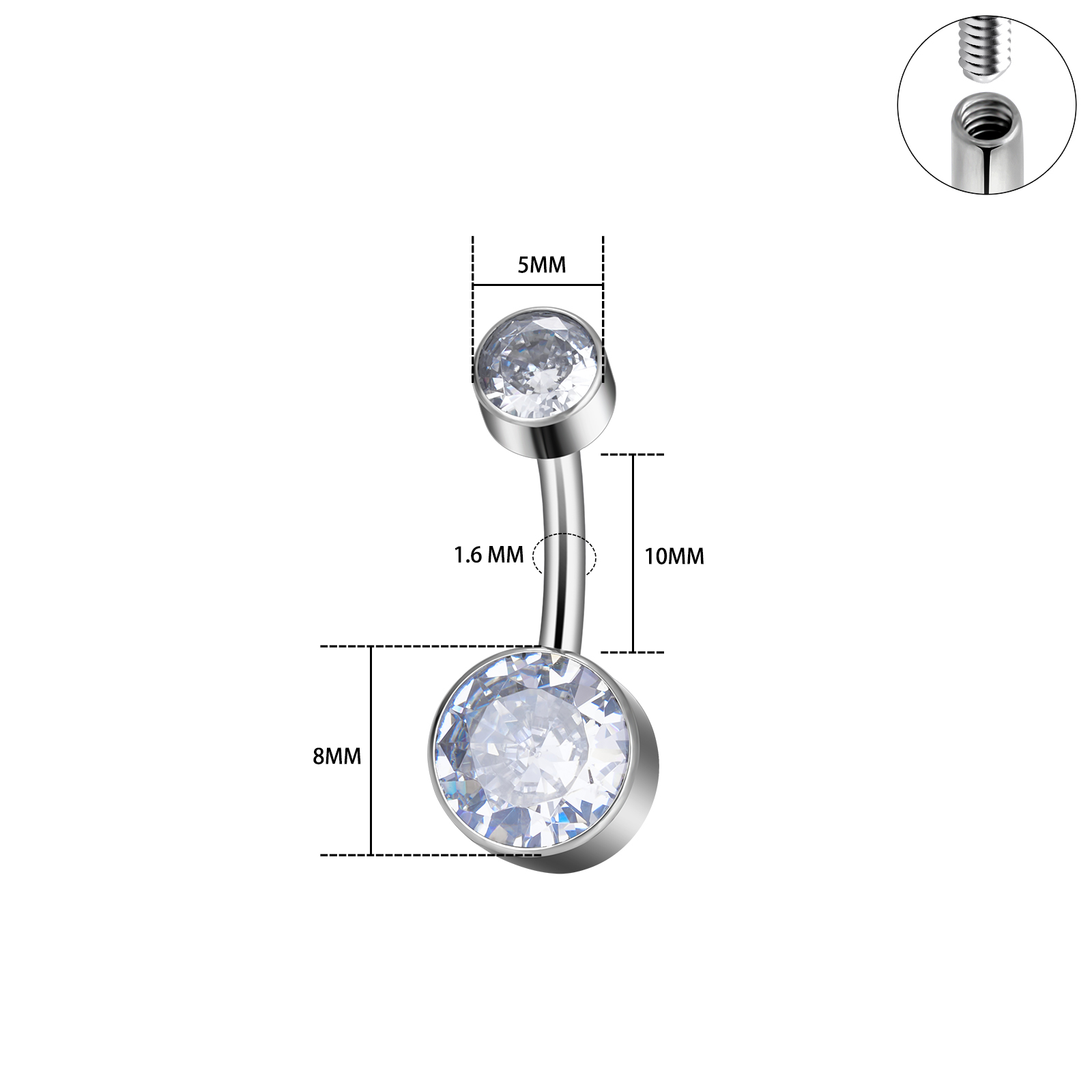 Implant Grade G23 Titanium 14G - Body Jewelry Implants recensione e prezzo