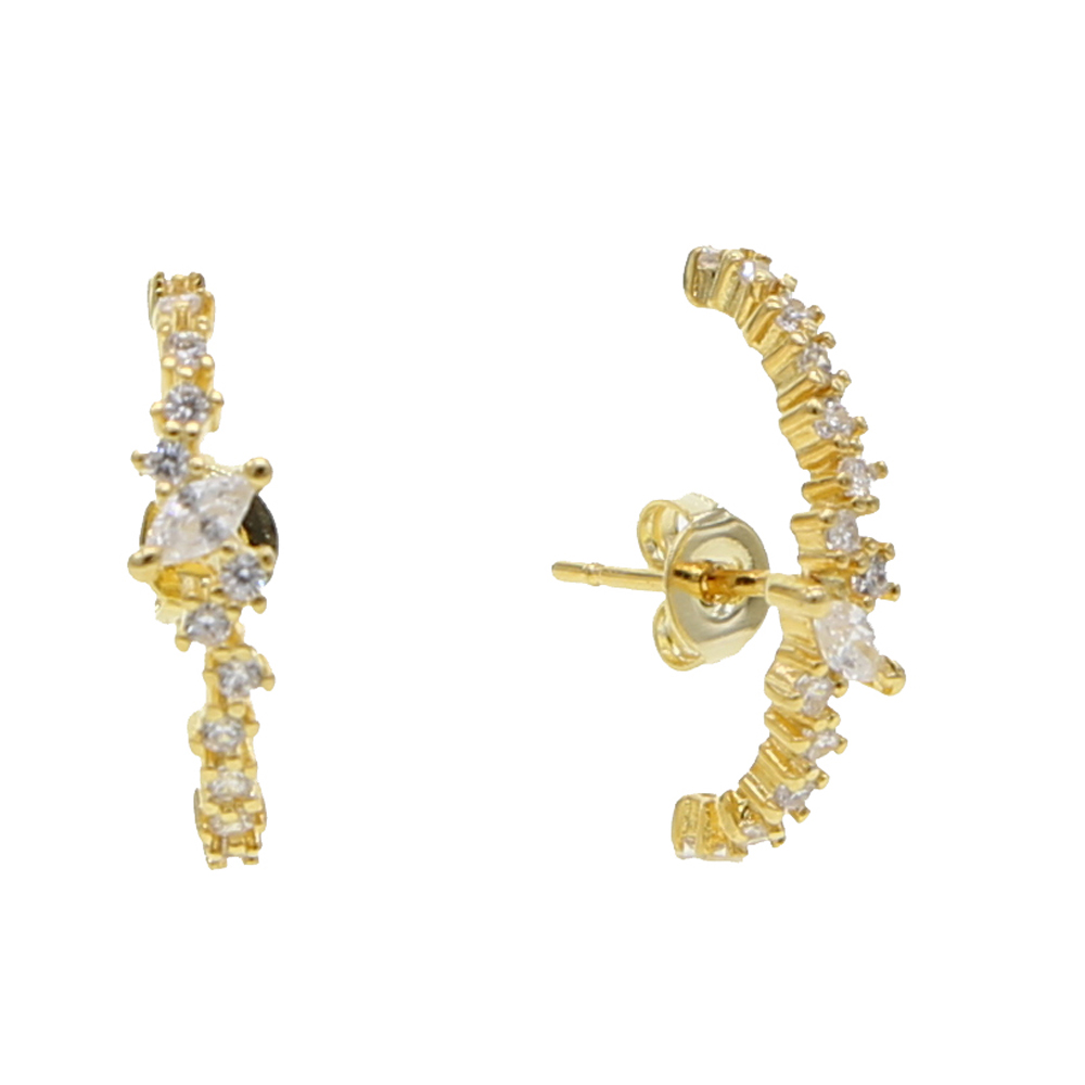 scintillante bling cz cluster  - Cluster Stud Ear recensione e prezzo