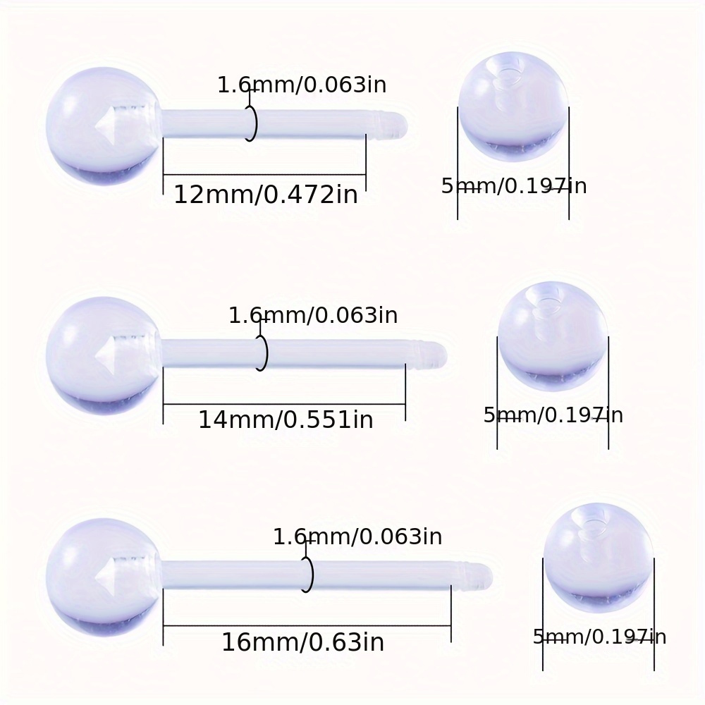 3 pz/set (ciocca dimensione 1  - Body Jewelry Stores recensione e prezzo