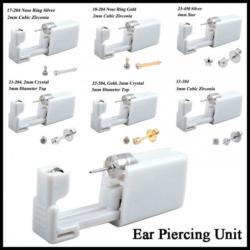 24 pz/scatola No Pain Ear Pier - Body Jewelry Jewelry Box recensione e prezzo