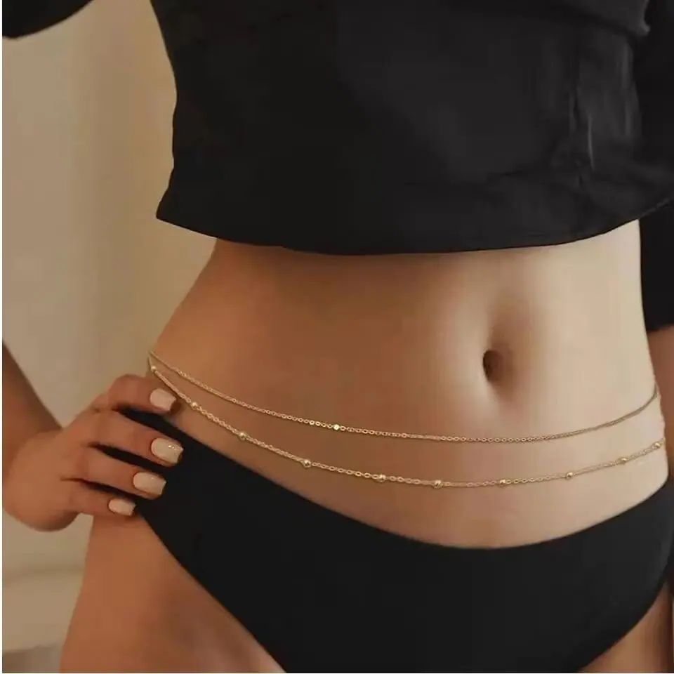 Catene per pancia a doppio str - Body Jewelry Sale recensione e prezzo