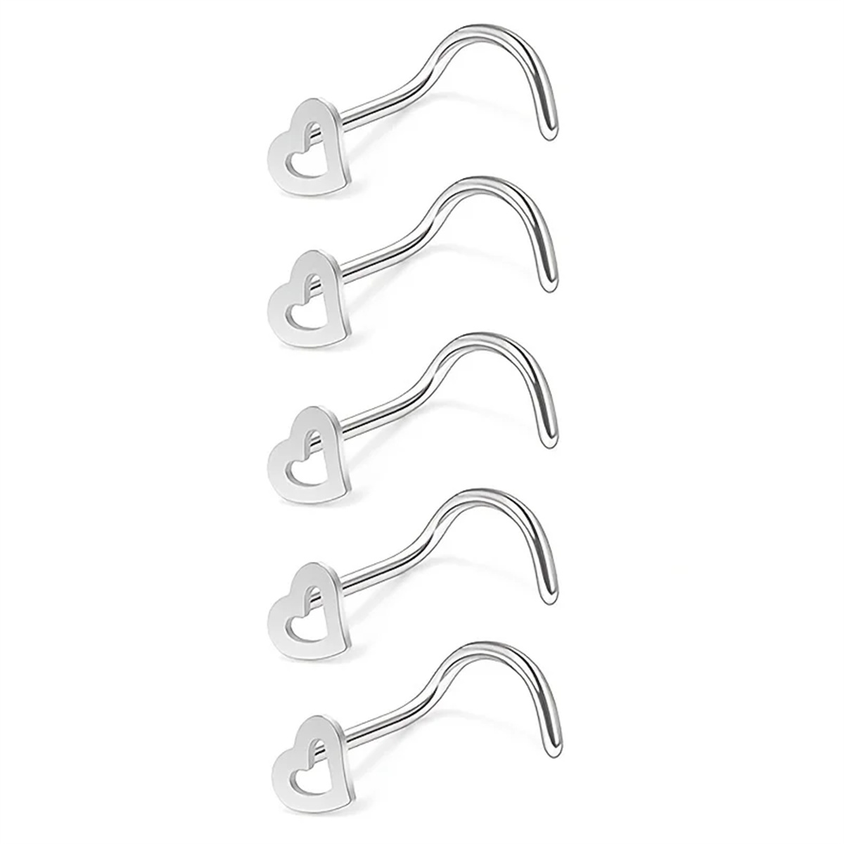 EVISPOL Set di 5 Piercing per  - Body Jewelry Metal Types recensione e prezzo